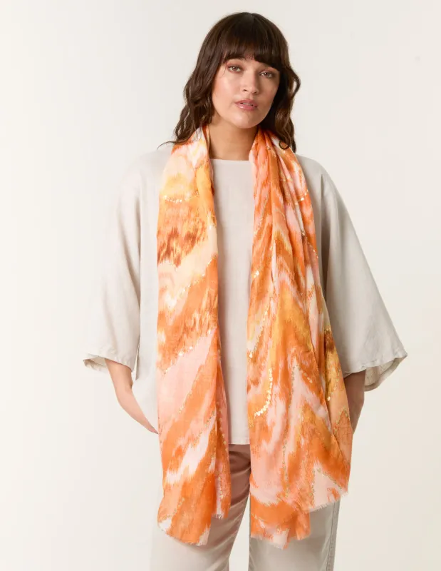 Watercolour Printed Scarf sold by Blue Vanilla
