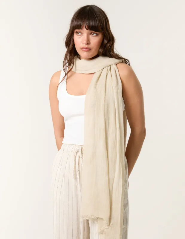 Textured Lightweight Scarf sold by Blue Vanilla