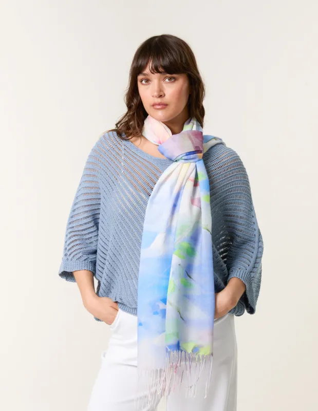 Floral Print Scarf made by Blue Vanilla