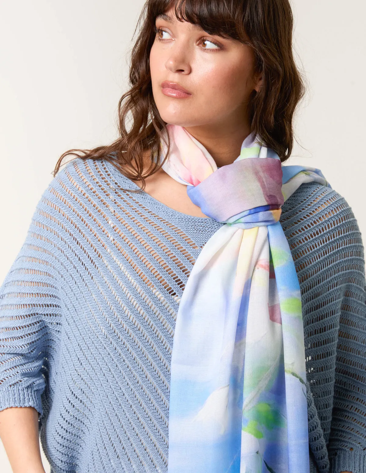 Floral Print Scarf sold by Blue Vanilla product image thumbnail 2