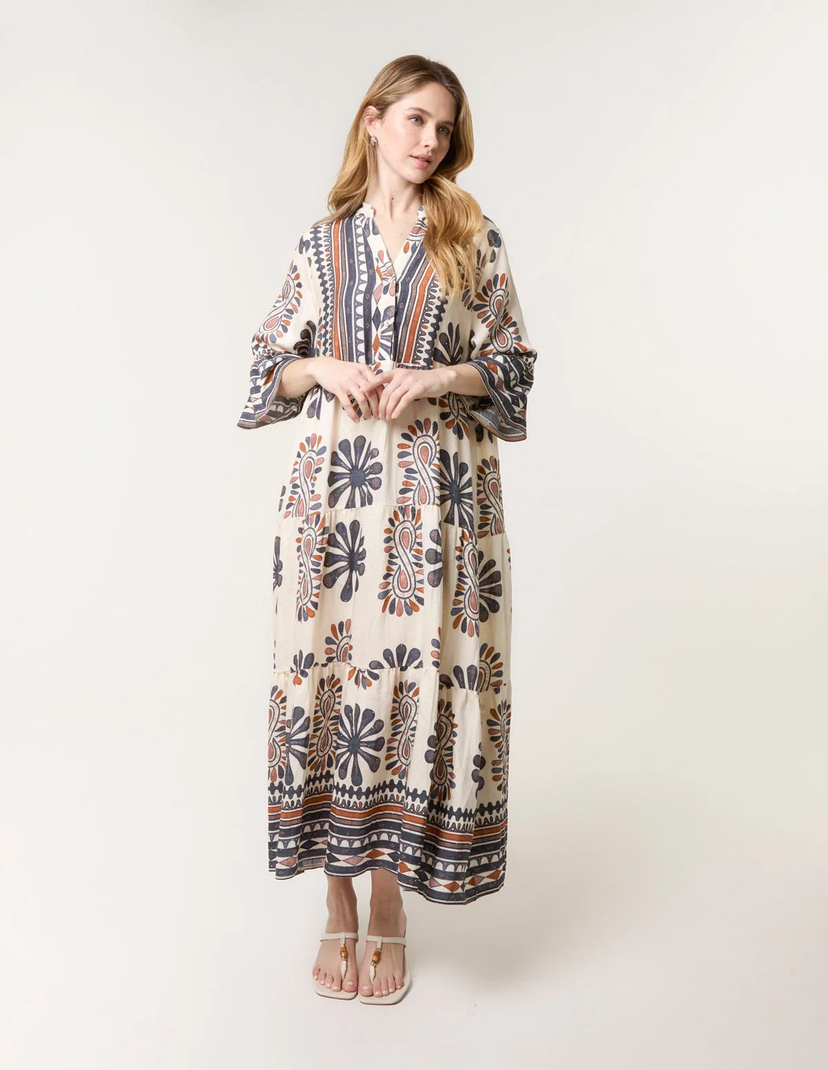 Aztec Diamante Maxi Dress sold by Blue Vanilla