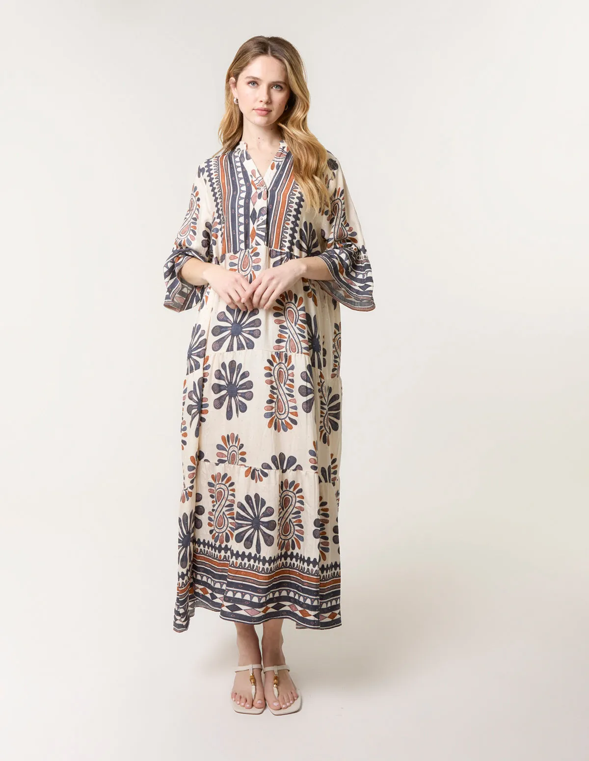 Aztec Diamante Maxi Dress sold by Blue Vanilla product image thumbnail 3