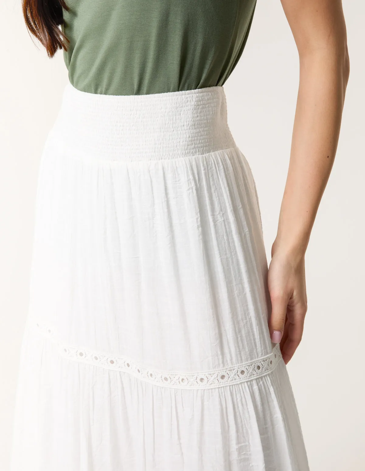 Mix Crochet Maxi Skirt sold by Blue Vanilla product image thumbnail 5