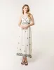 Embroidered Sleeveless Maxi Dress sold by Blue Vanilla