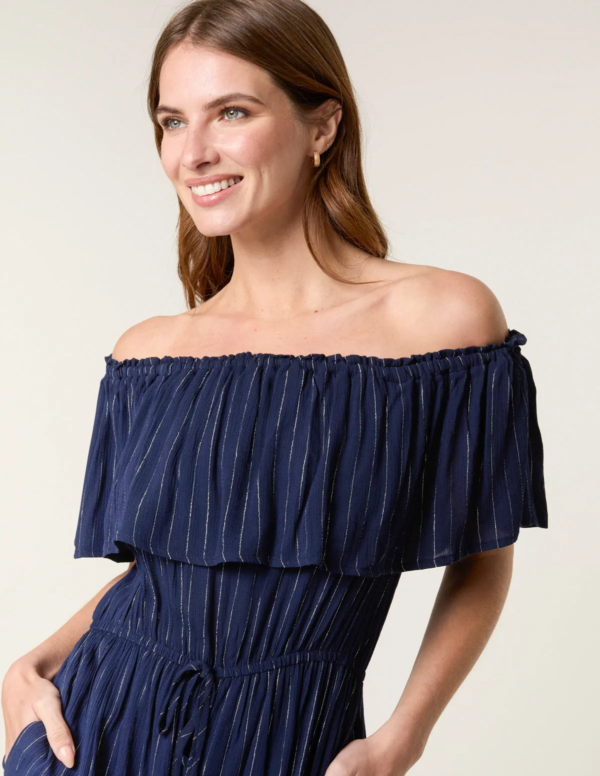 Bardot Tie Waist Jumpsuit sold by Blue Vanilla product image thumbnail 2