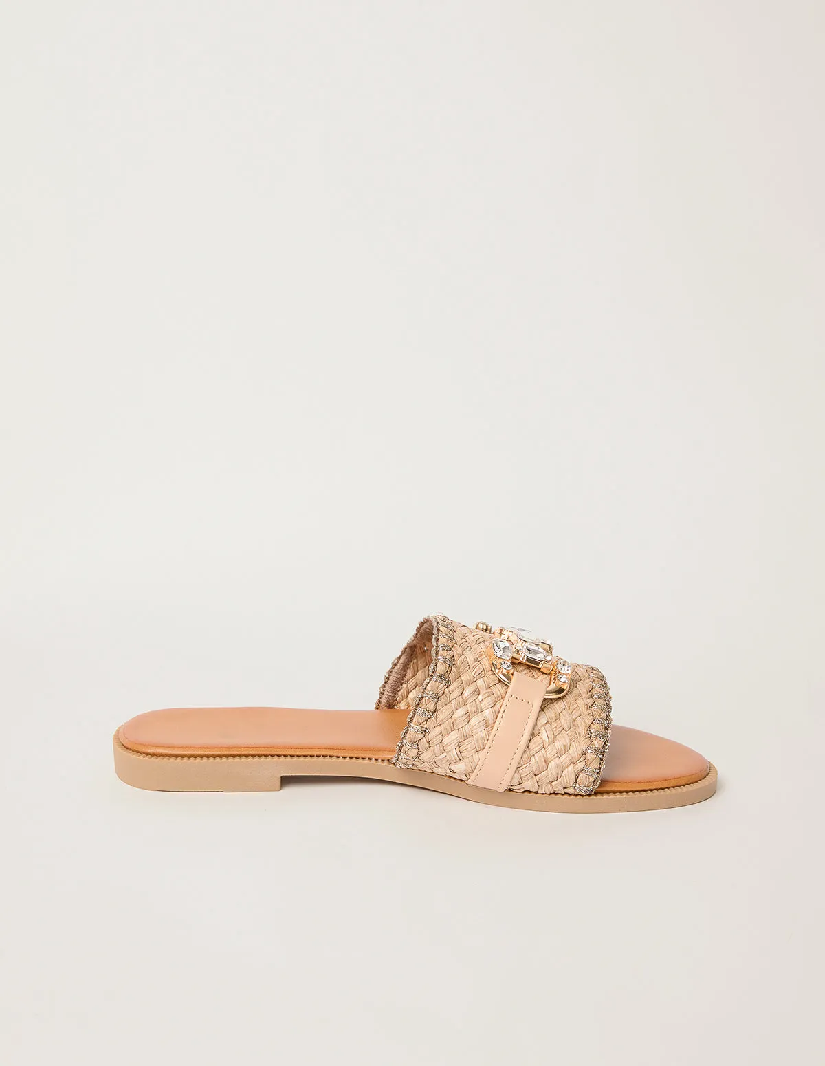 Woven Blanket Stitch Embellished Sandals sold by Blue Vanilla product image thumbnail 3