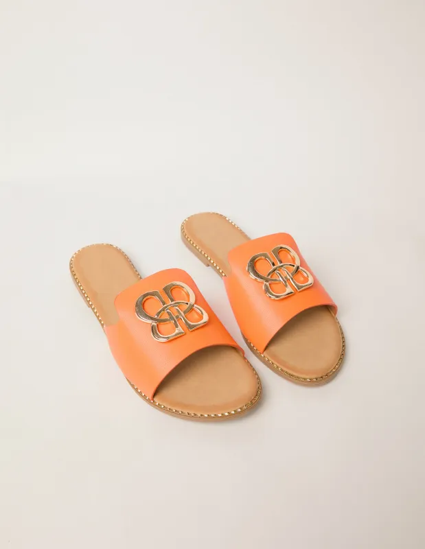 Gold Butterfly Front Sandals sold by Blue Vanilla