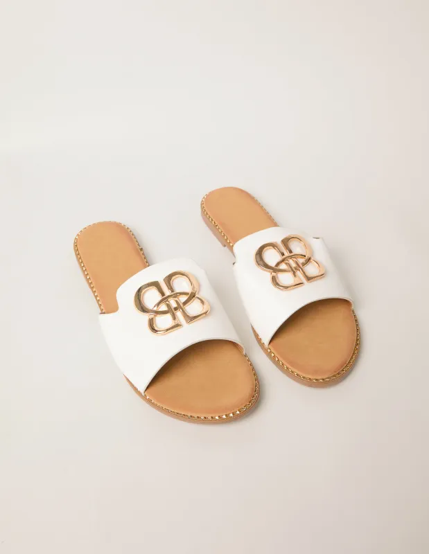 Gold Butterfly Front Sandals sold by Blue Vanilla