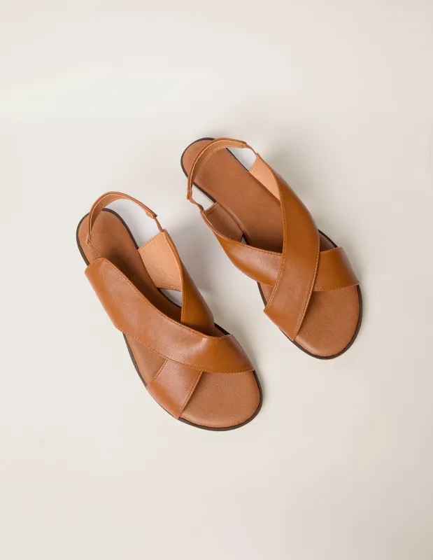 Wrap Front Elastic Back Sandals sold by Blue Vanilla