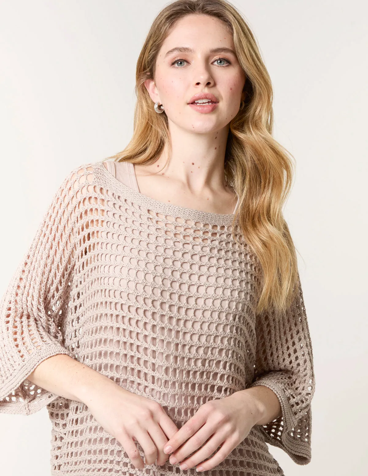 Crochet Top Pleat Dress sold by Blue Vanilla product image thumbnail 3