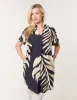 Palm Print Tunic Top sold by Blue Vanilla