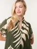 Palm Print Tunic Top sold by Blue Vanilla