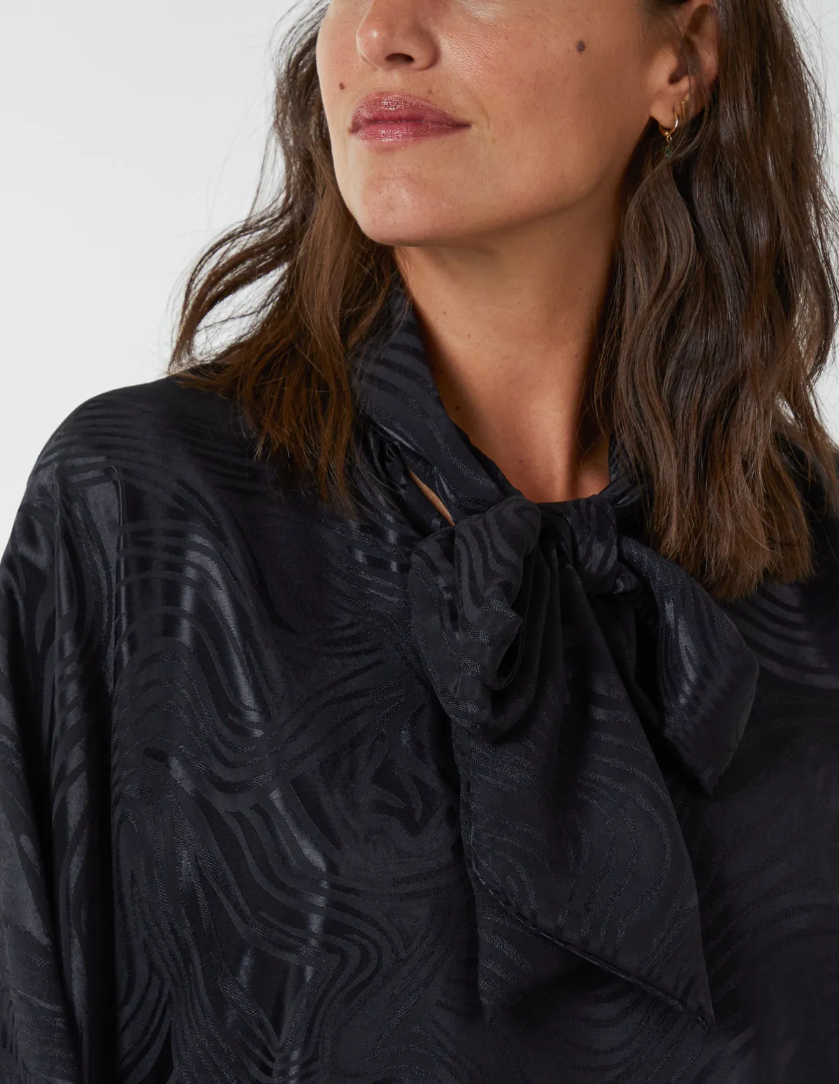 Pussybow Oversized Top sold by Blue Vanilla product image thumbnail 2