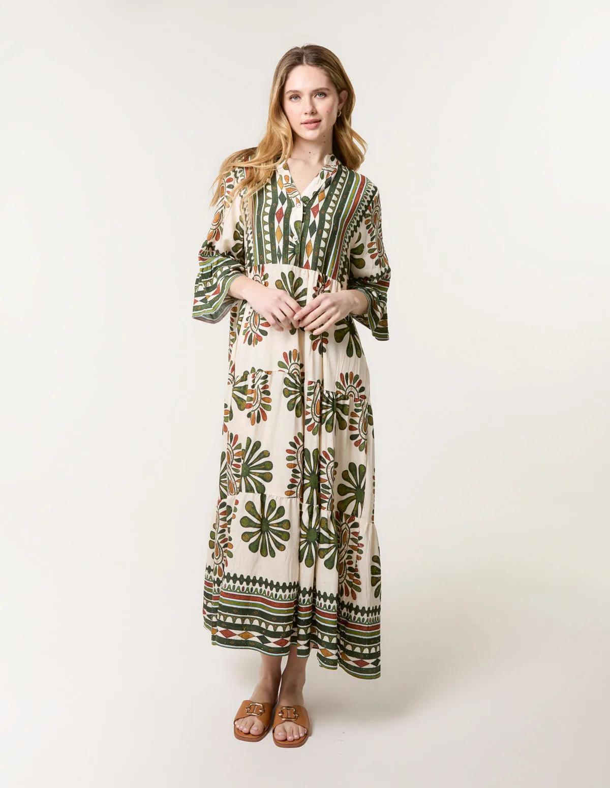 Aztec Diamante Maxi Dress sold by Blue Vanilla product image thumbnail 3