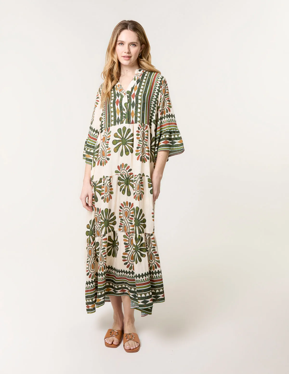 Aztec Diamante Maxi Dress sold by Blue Vanilla