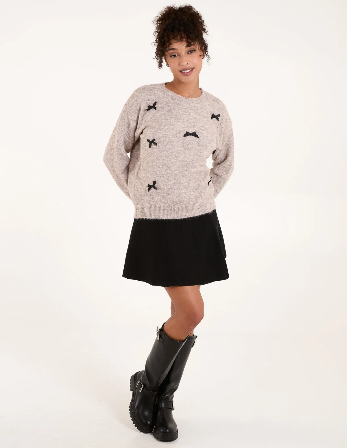 Bow Applique Knit Jumper sold by Blue Vanilla product image thumbnail 2
