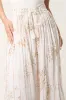 Gold Foil Print Peplum Hem Skirt sold by Blue Vanilla