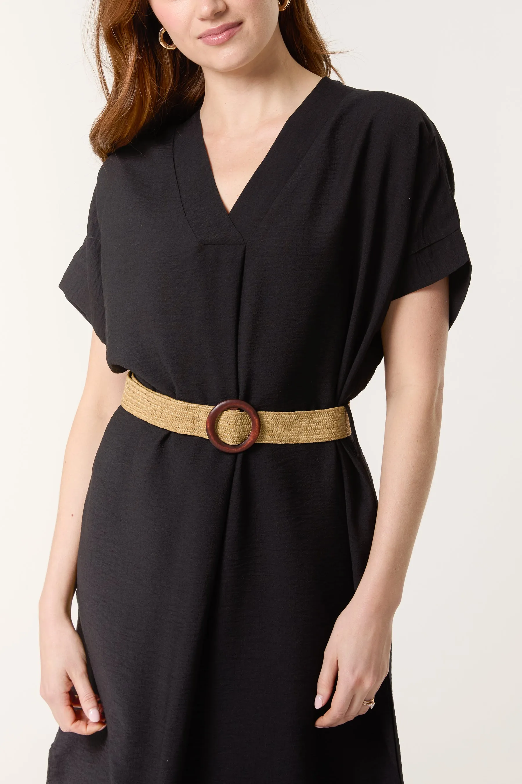 V Neck Dress With Belt sold by Blue Vanilla product image thumbnail 2