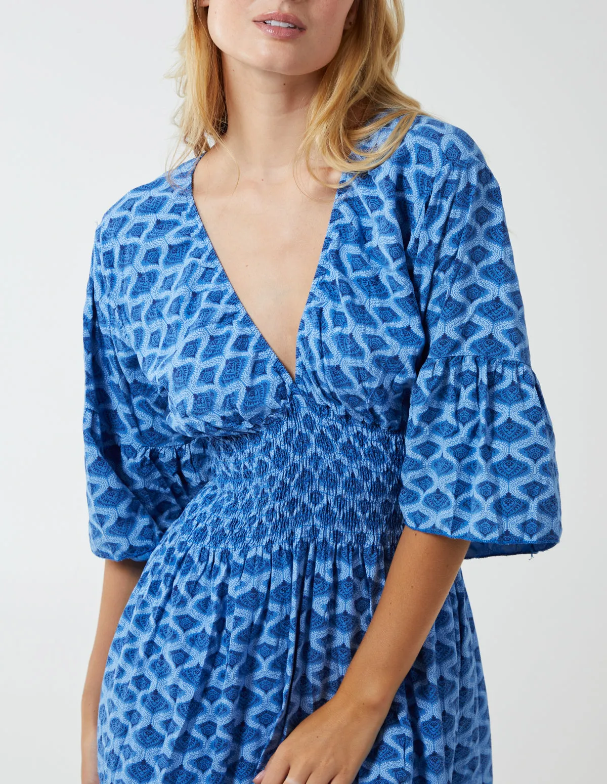 Geometric Printed Maxi Dress sold by Blue Vanilla product image thumbnail 3