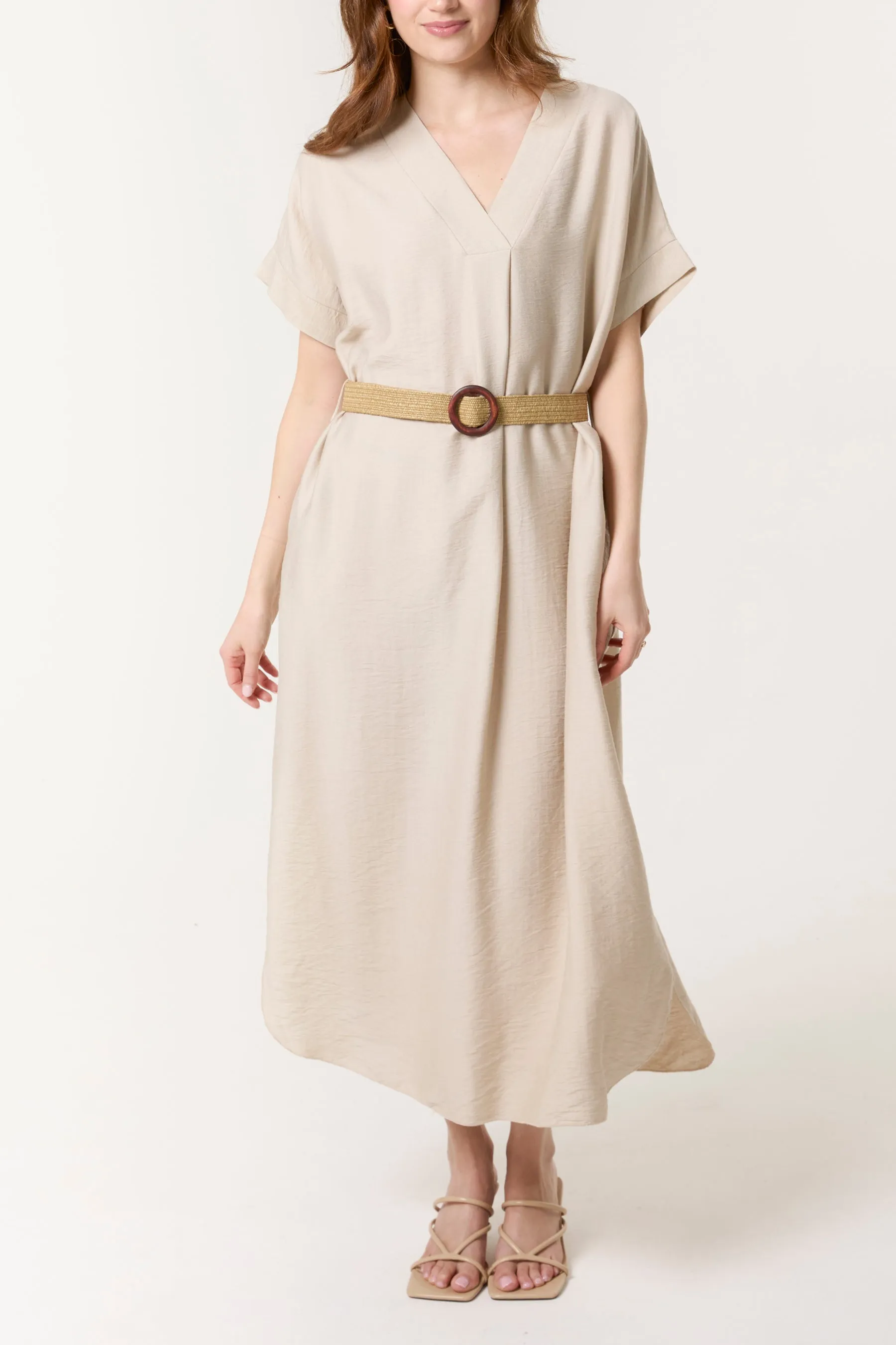V Neck Dress With Belt sold by Blue Vanilla product image thumbnail 2