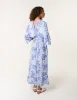 Embellished V Front & Back Maxi Dress sold by Blue Vanilla