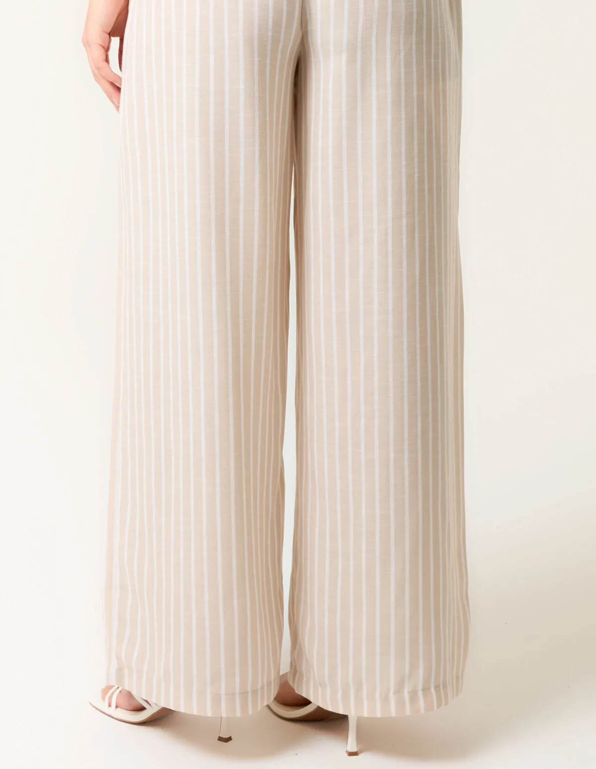 Paperbag Waist Pinstripe Trouser sold by Blue Vanilla product image thumbnail 4