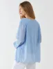 Long Sleeve Pleated Top sold by Blue Vanilla