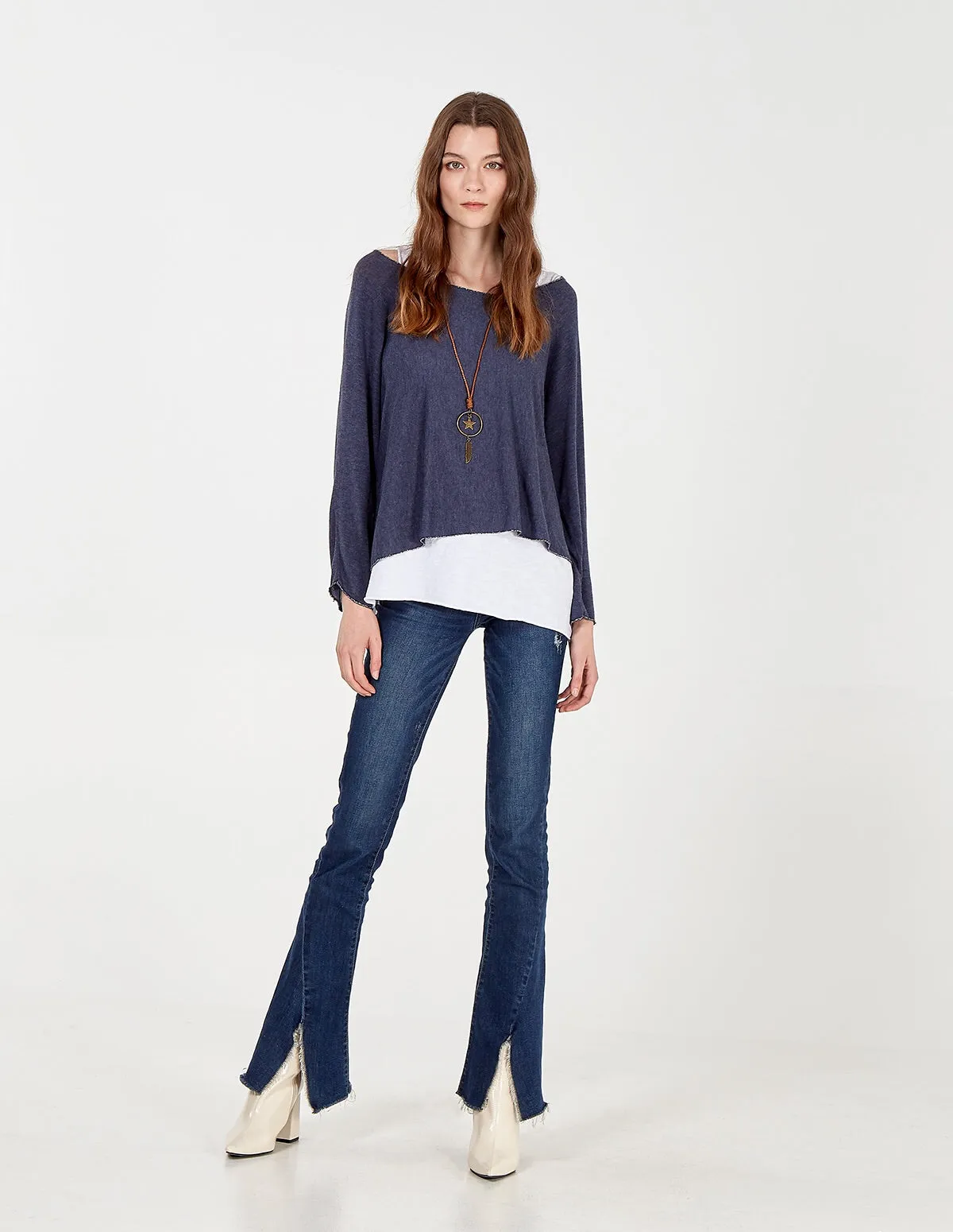 3 In 1 Batwing Necklace Top sold by Blue Vanilla product image thumbnail 2