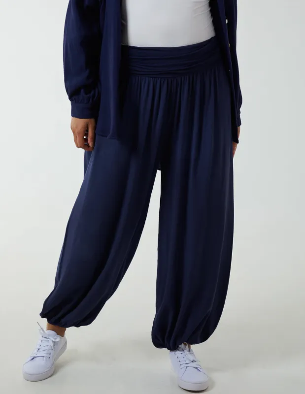 Harem Jersey Pockets Trousers sold by Blue Vanilla