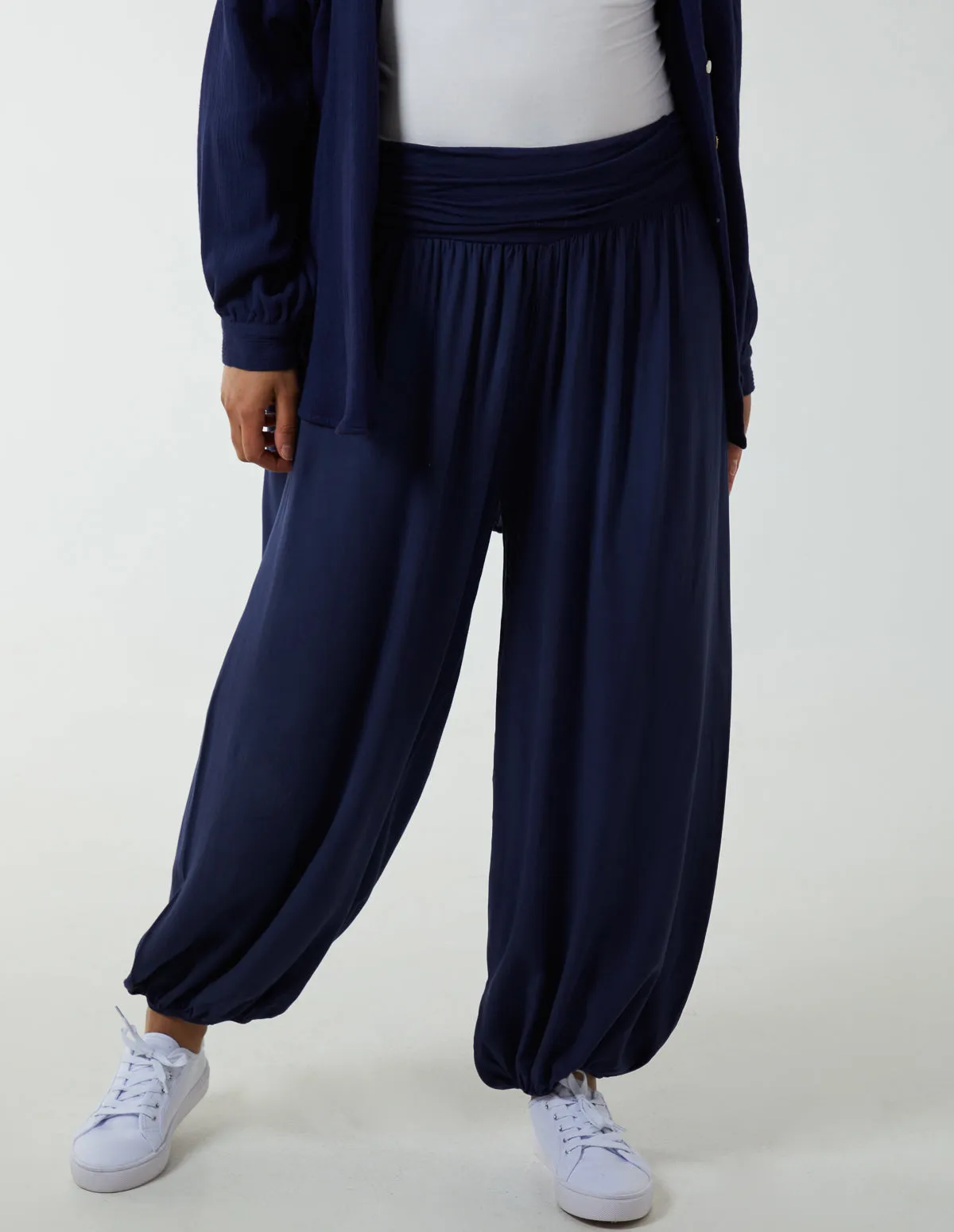 Harem Jersey Pockets Trousers sold by Blue Vanilla