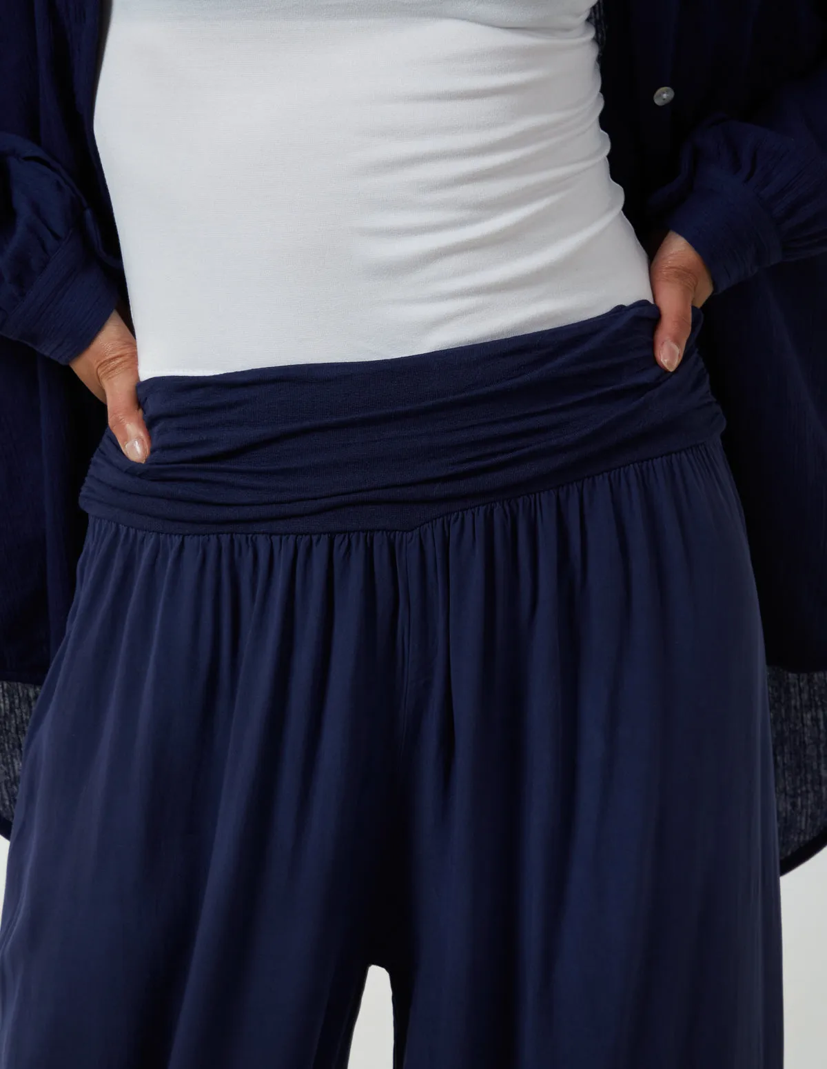 Harem Jersey Pockets Trousers sold by Blue Vanilla product image thumbnail 3