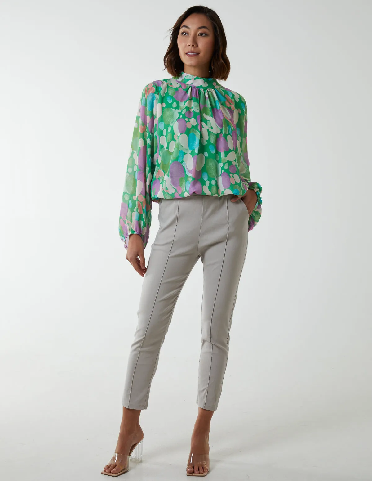 Puffball Chiffon Top sold by Blue Vanilla product image thumbnail 2
