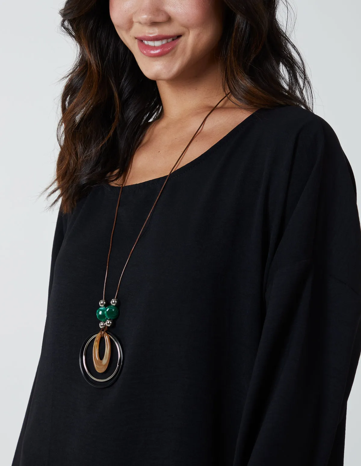 Necklace Side Pocket Tunic sold by Blue Vanilla product image thumbnail 2