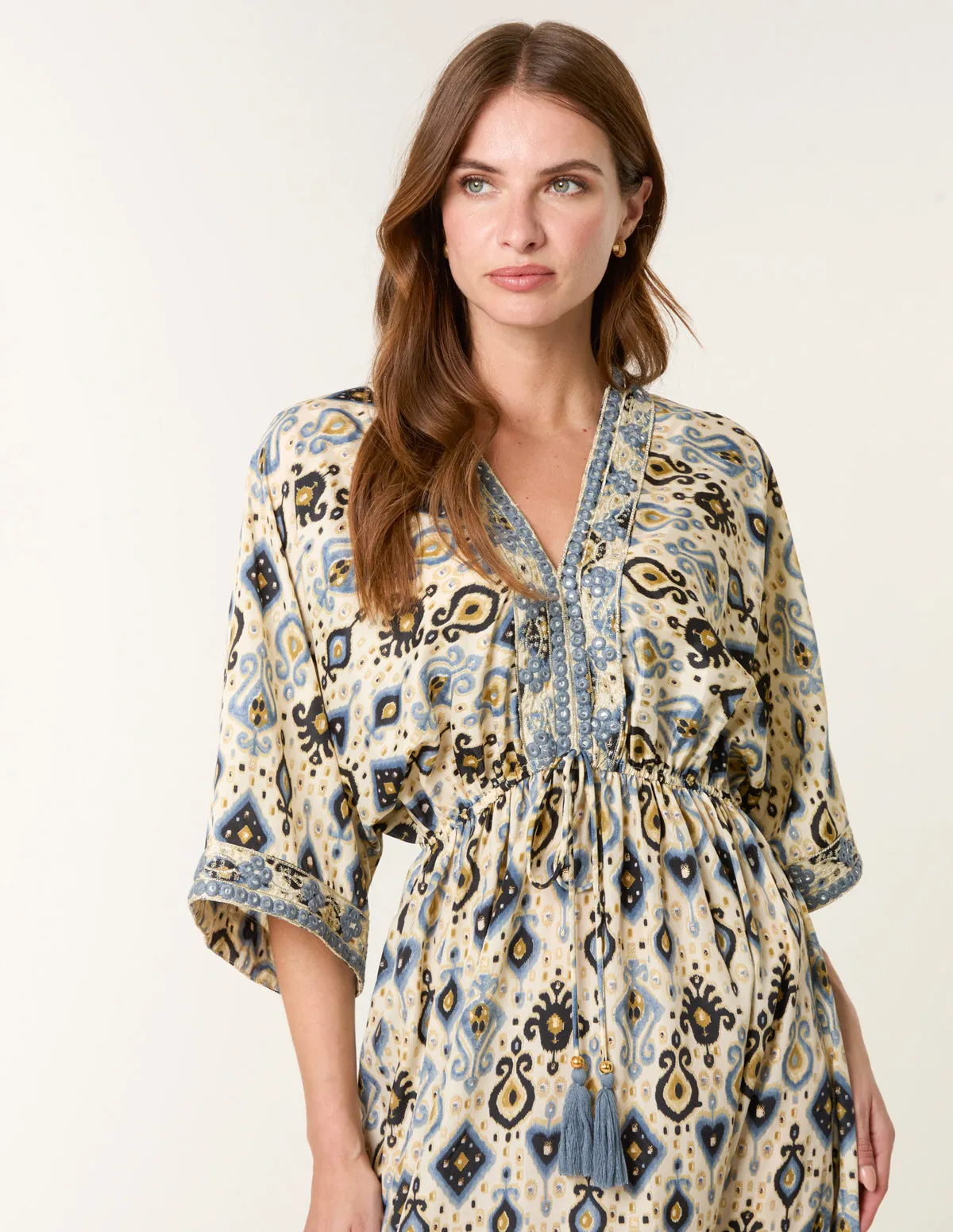 Embellished Kimono Dress sold by Blue Vanilla product image thumbnail 2
