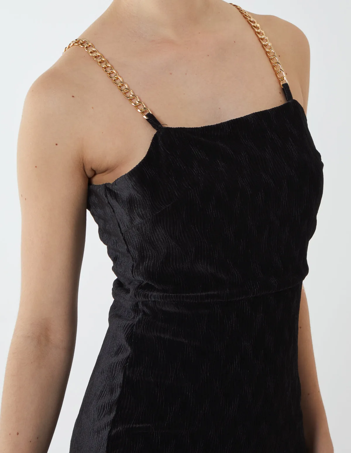 ANNIE - Chain Strap Mini Dress sold by Blue Vanilla product image thumbnail 4