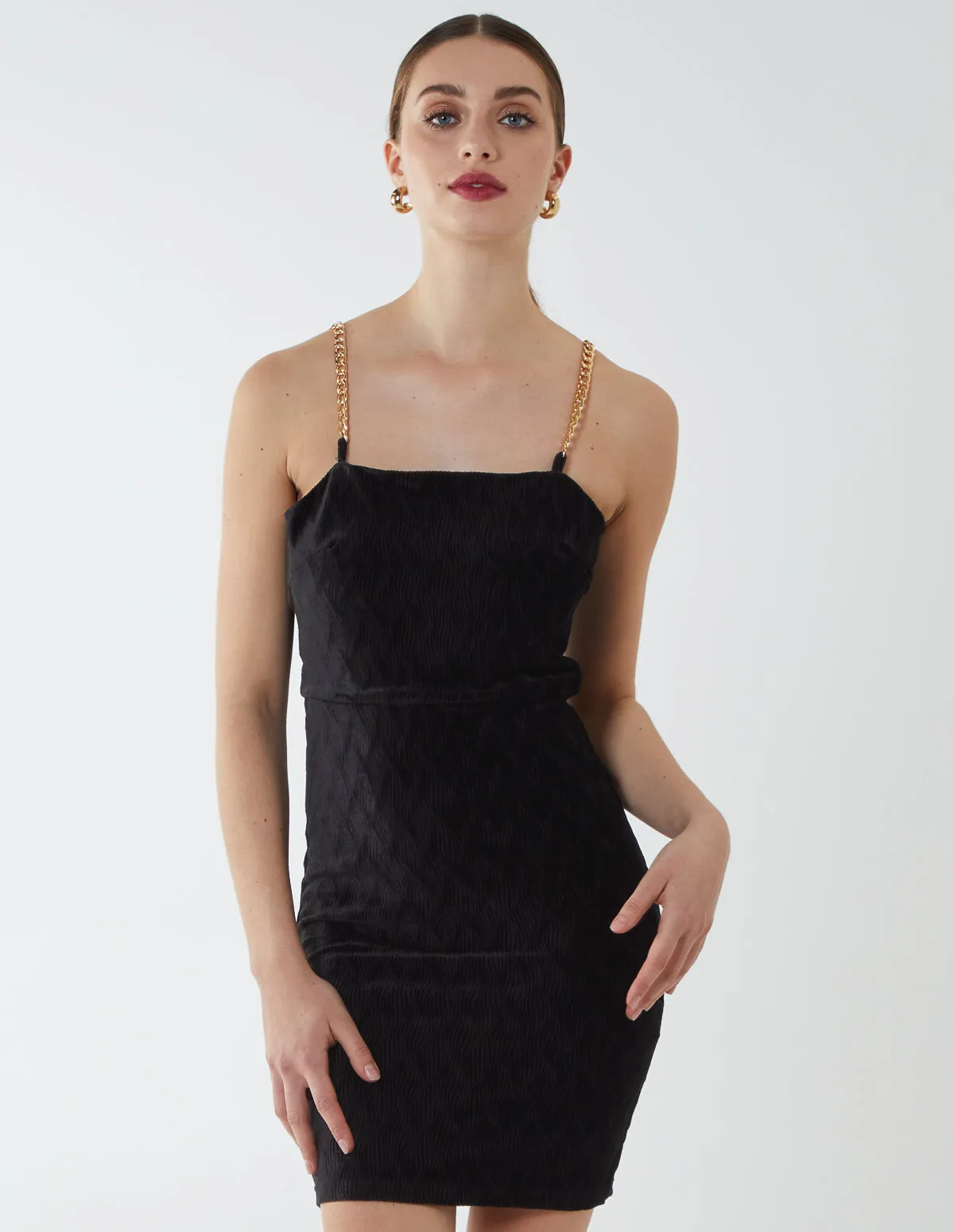 ANNIE - Chain Strap Mini Dress sold by Blue Vanilla product image thumbnail 2