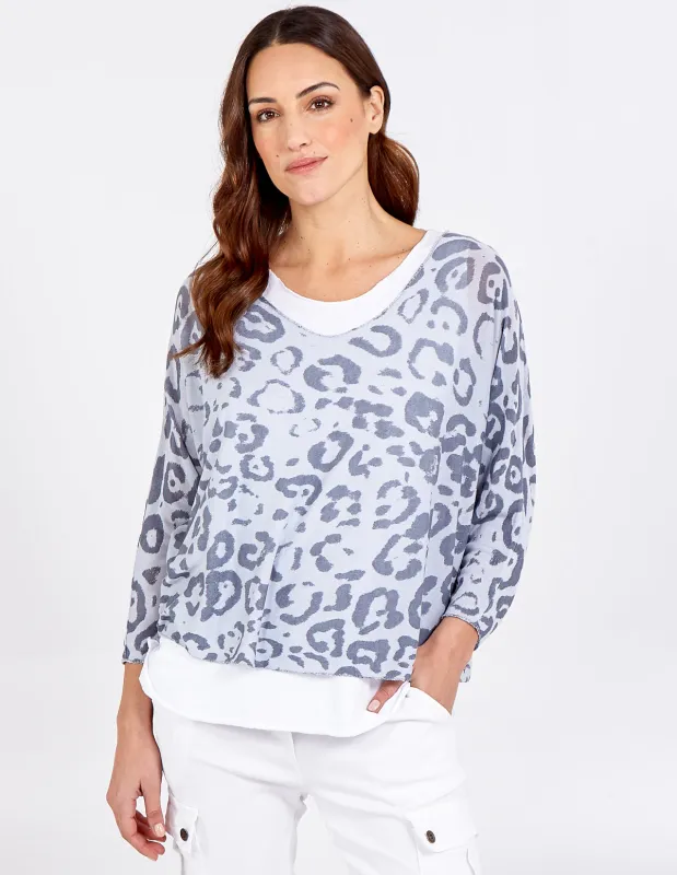 NEVE - 2 in 1 Animal Print Top sold by Blue Vanilla