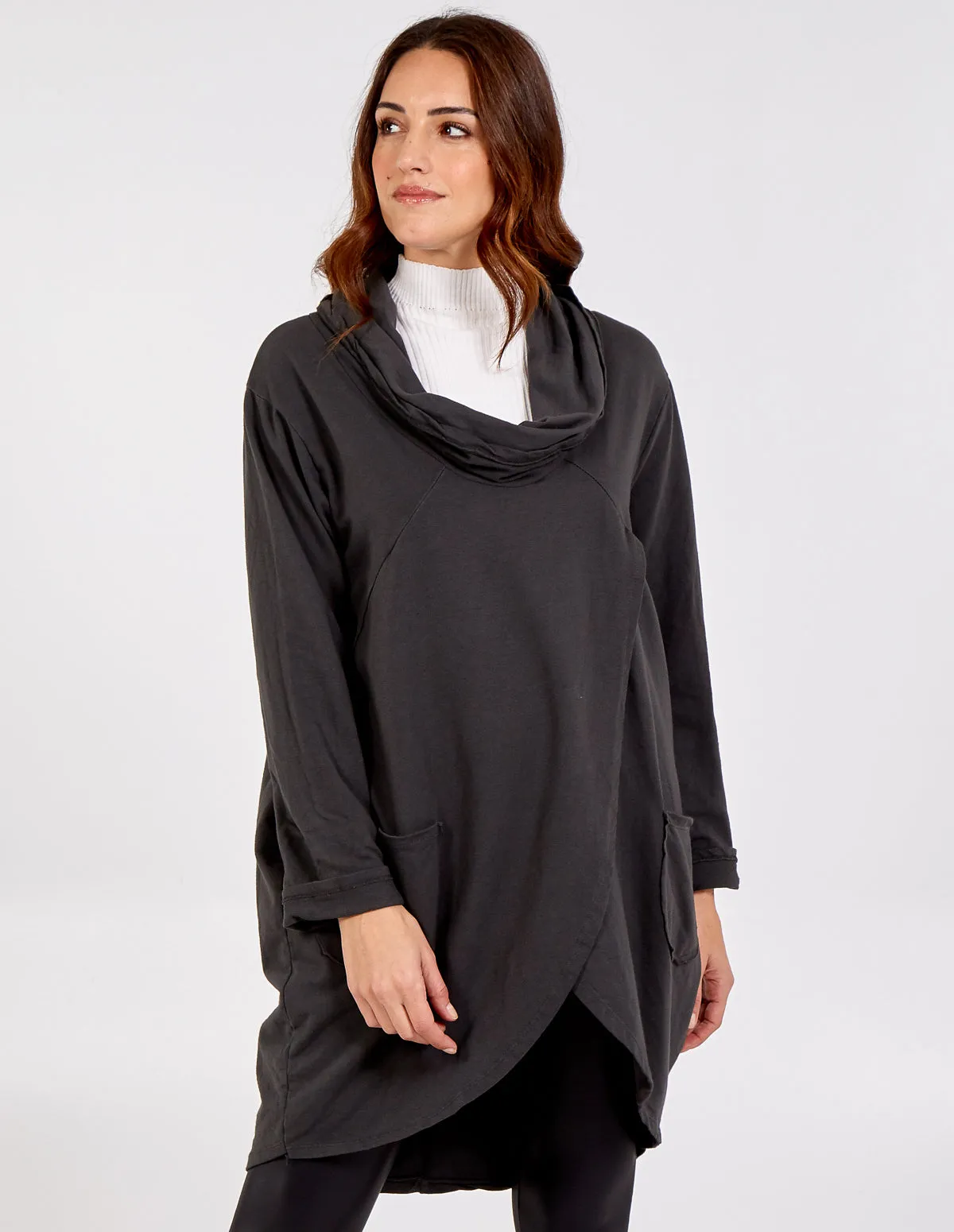 TIFFANY - Cowl Neck Tunic Top sold by Blue Vanilla product image thumbnail 4