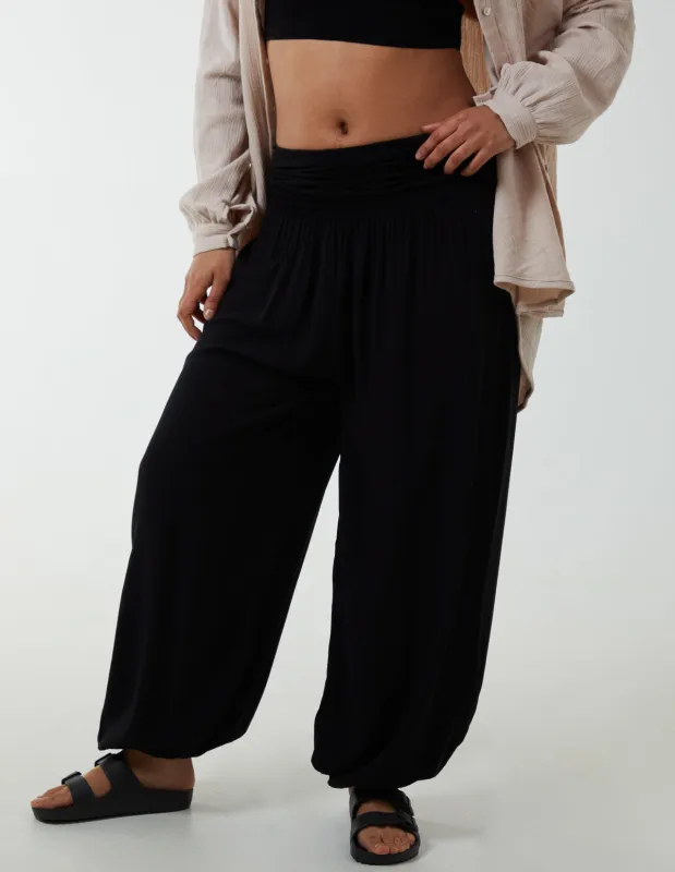 Harem Jersey Pockets Trousers sold by Blue Vanilla