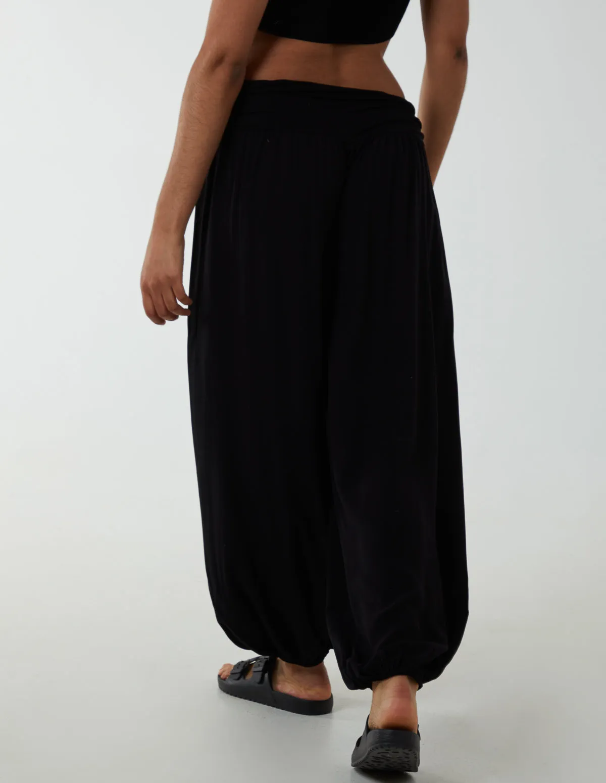 Harem Jersey Pockets Trousers sold by Blue Vanilla product image thumbnail 4