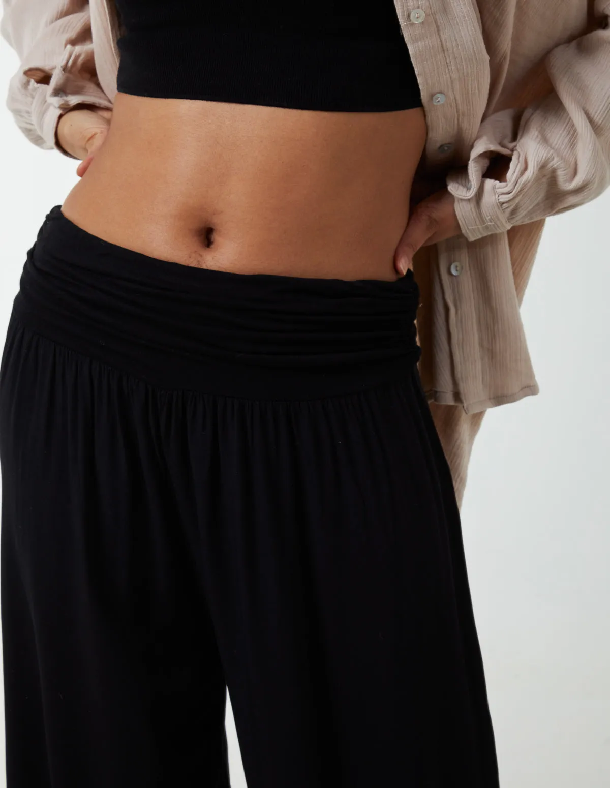 Harem Jersey Pockets Trousers sold by Blue Vanilla product image thumbnail 3