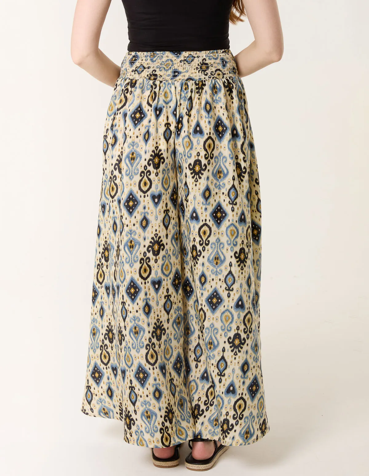 Shirred Wide Leg Trouser sold by Blue Vanilla product image thumbnail 4