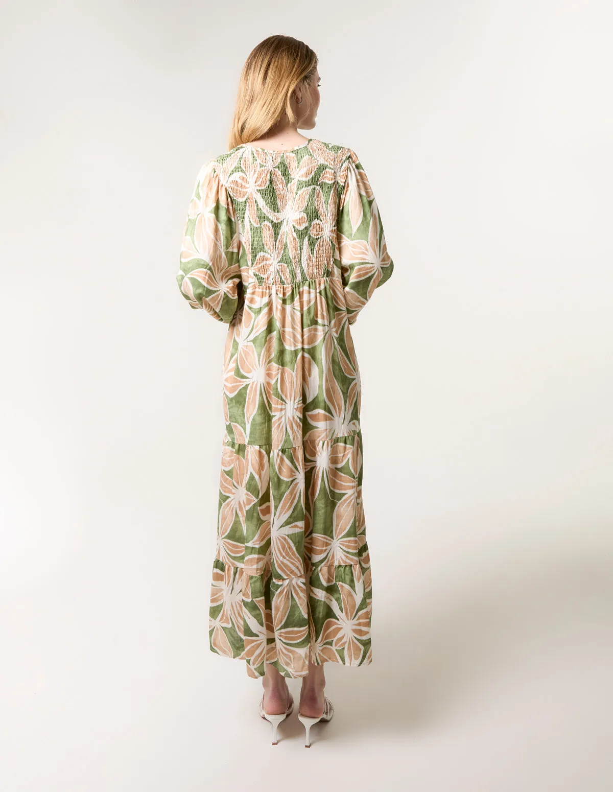 Floral Print Long Dress sold by Blue Vanilla product image thumbnail 4