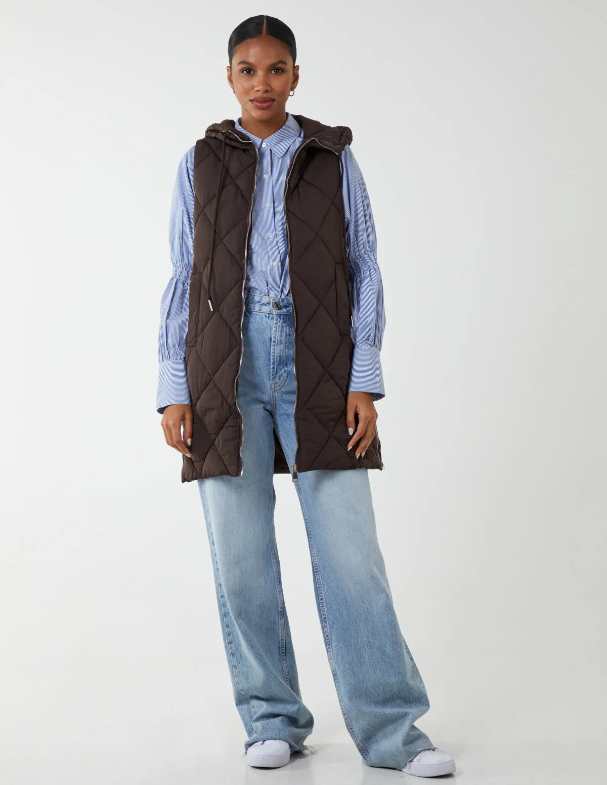 Hoodie Puffer Gilet sold by Blue Vanilla
