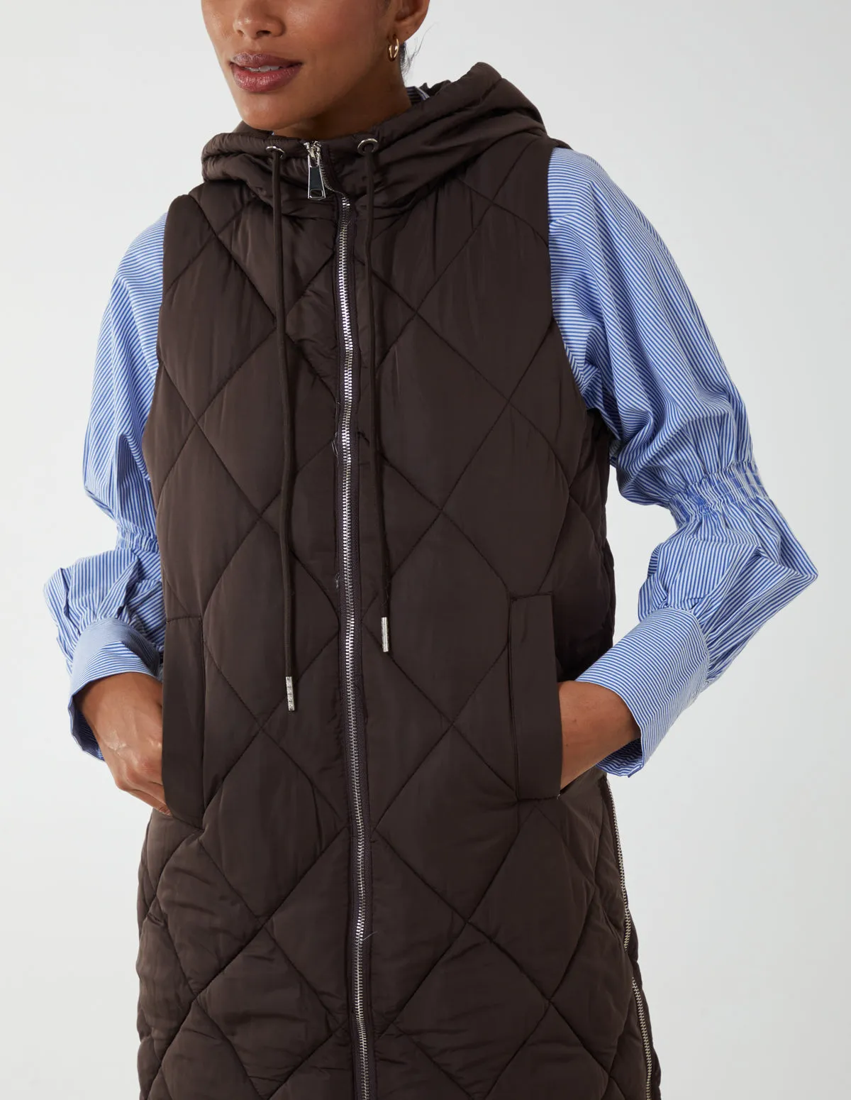 Hoodie Puffer Gilet sold by Blue Vanilla product image thumbnail 4