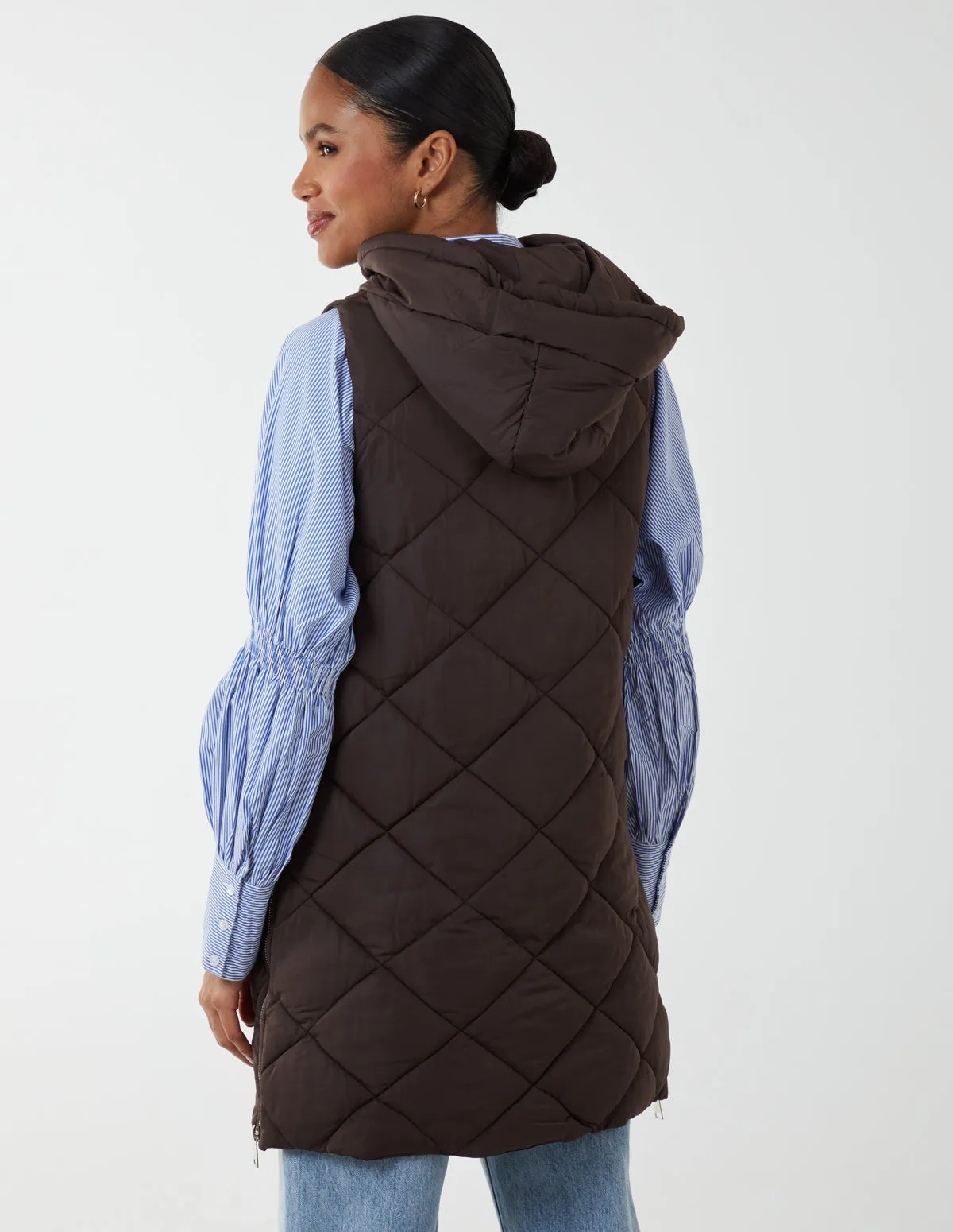 Hoodie Puffer Gilet sold by Blue Vanilla product image thumbnail 5