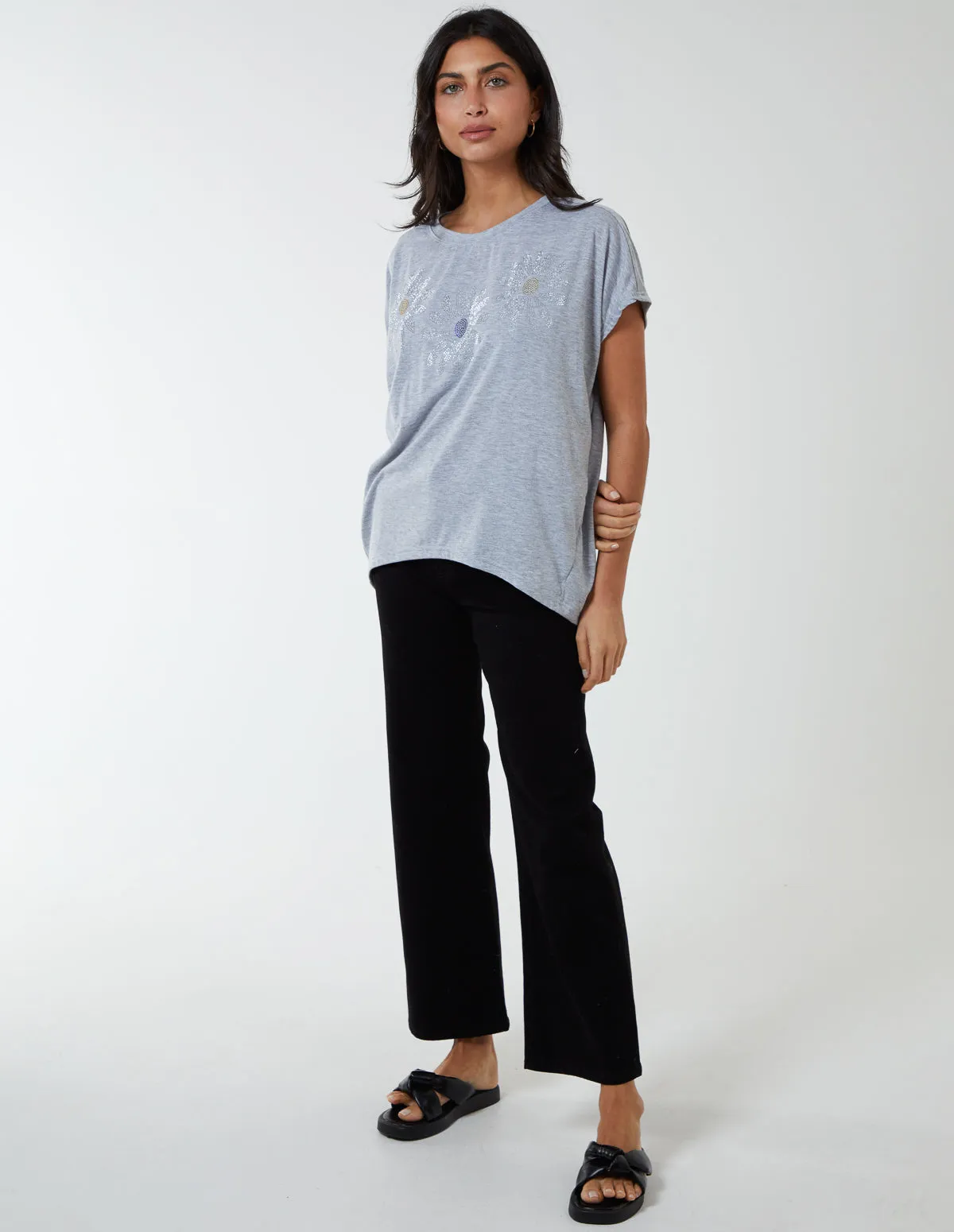 Multi Hotfix Daisy Tee sold by Blue Vanilla product image thumbnail 3