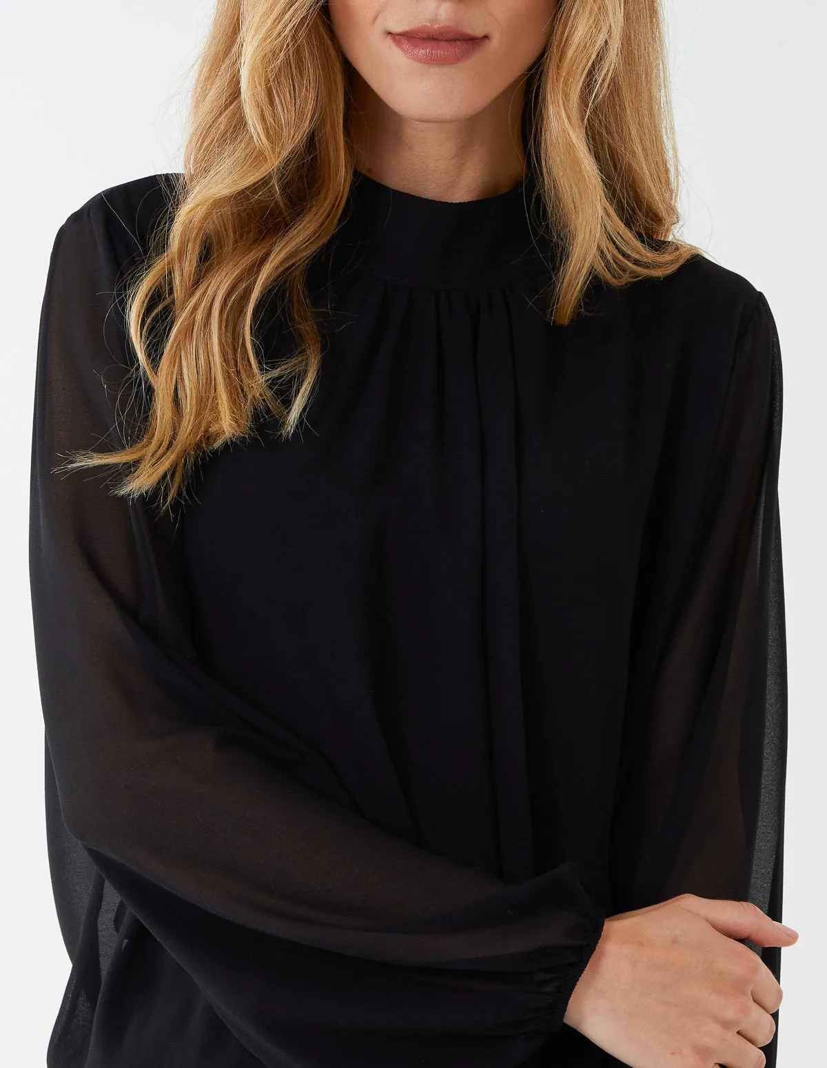 High Neck Blouse sold by Blue Vanilla product image thumbnail 3