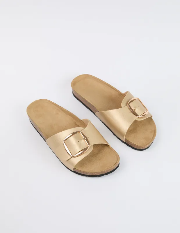 One Buckle Detail Sandal sold by Blue Vanilla