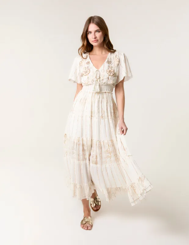 Embellished Maxi Dress sold by Blue Vanilla